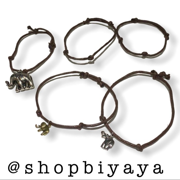 So Mixed Beads Elephant Animal Love Bracelets Set - Picture 6 of 9